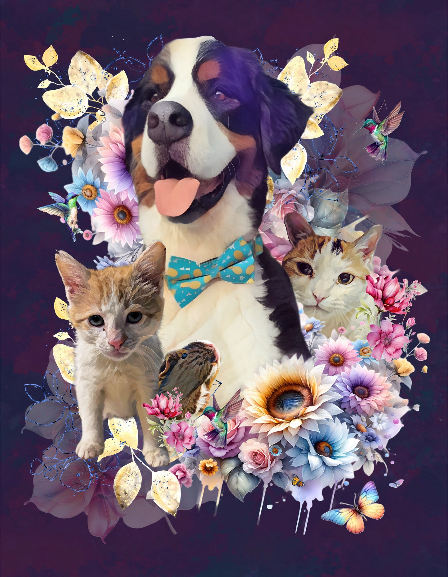 Digital Pet Portraits