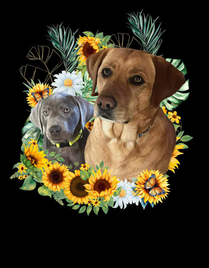 Digital Pet Portraits