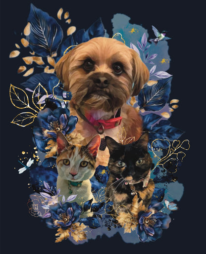 Digital Pet Portraits