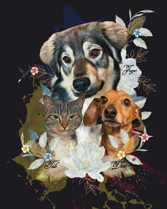 Digital Pet Portraits