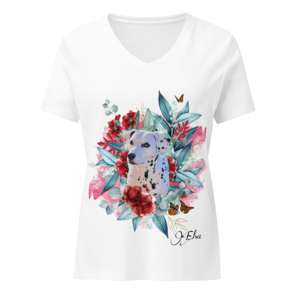 Women's Relaxed V- Neck