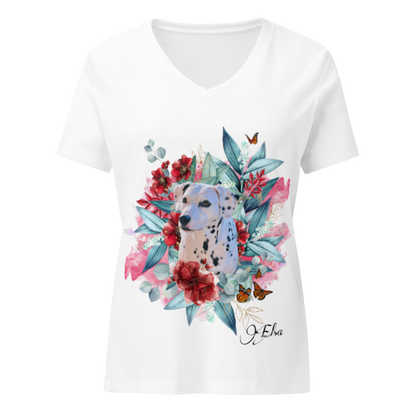 Women's Relaxed V- Neck