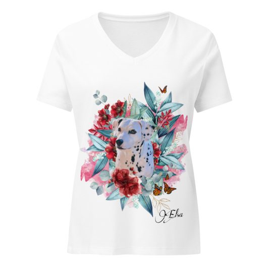 Women's Relaxed V- Neck