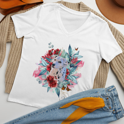 Women's Relaxed V- Neck